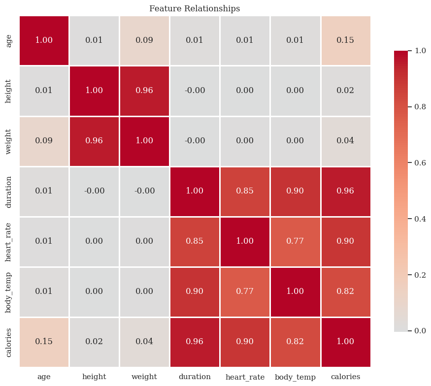 Feature Relationships